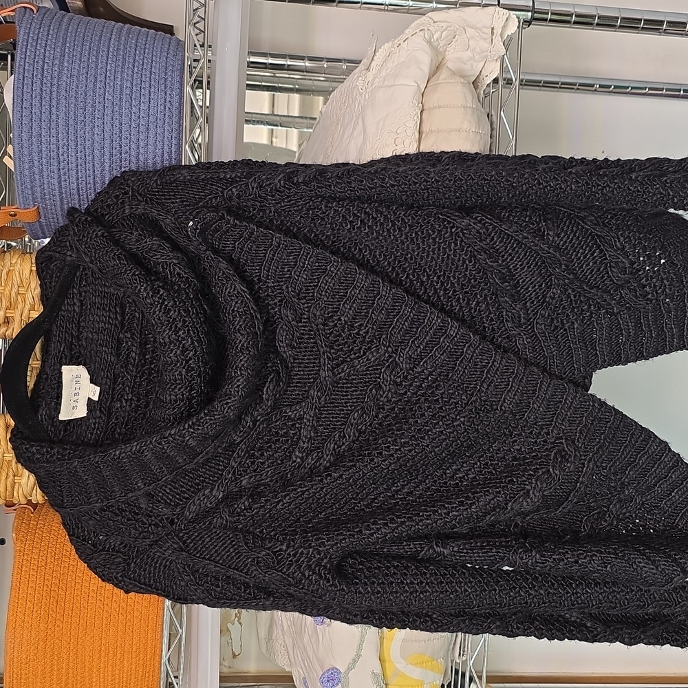 Cable Knit Cardigan Sweater